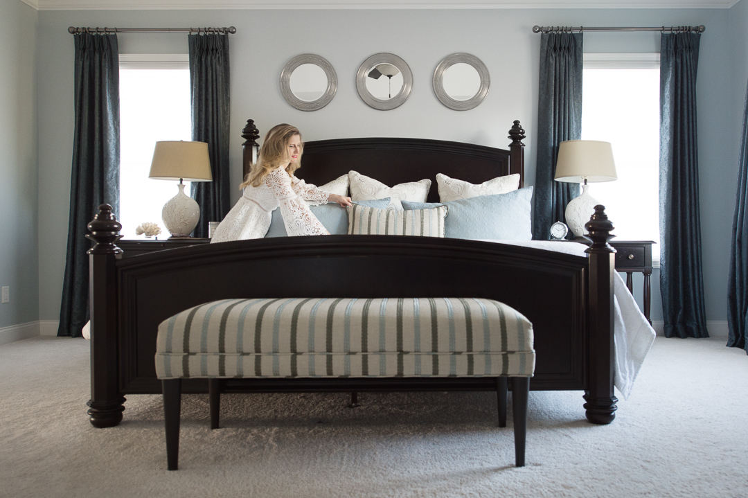 Master Bedroom Ideas with Framebridge – The Blue Hydrangeas – A Petite ...