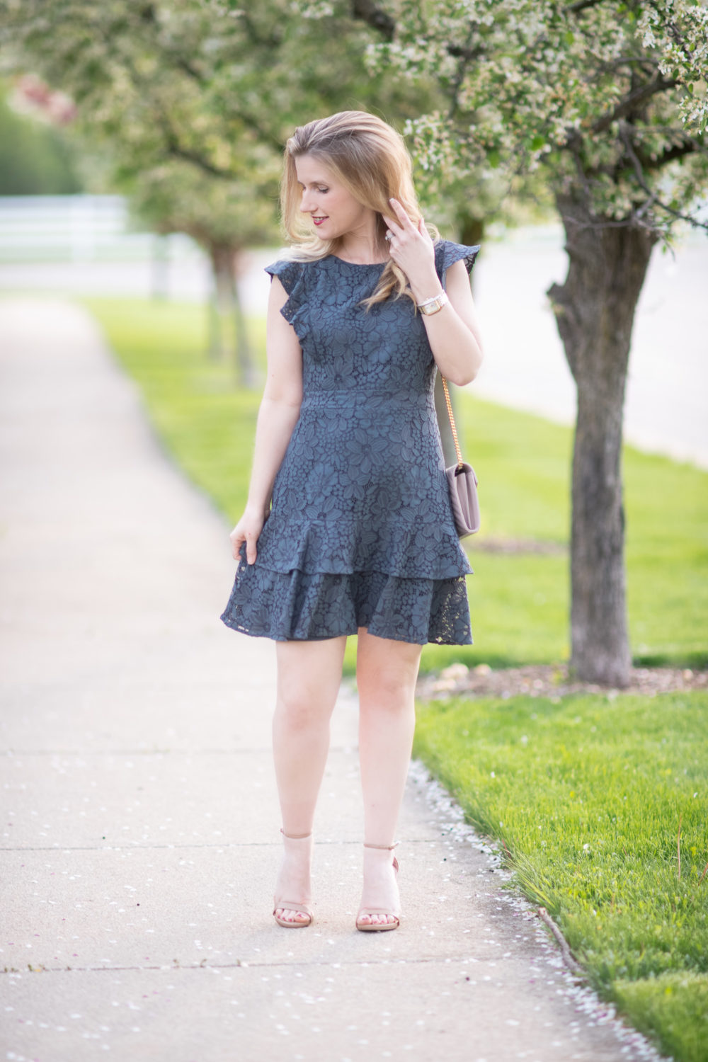 loft flutter dress