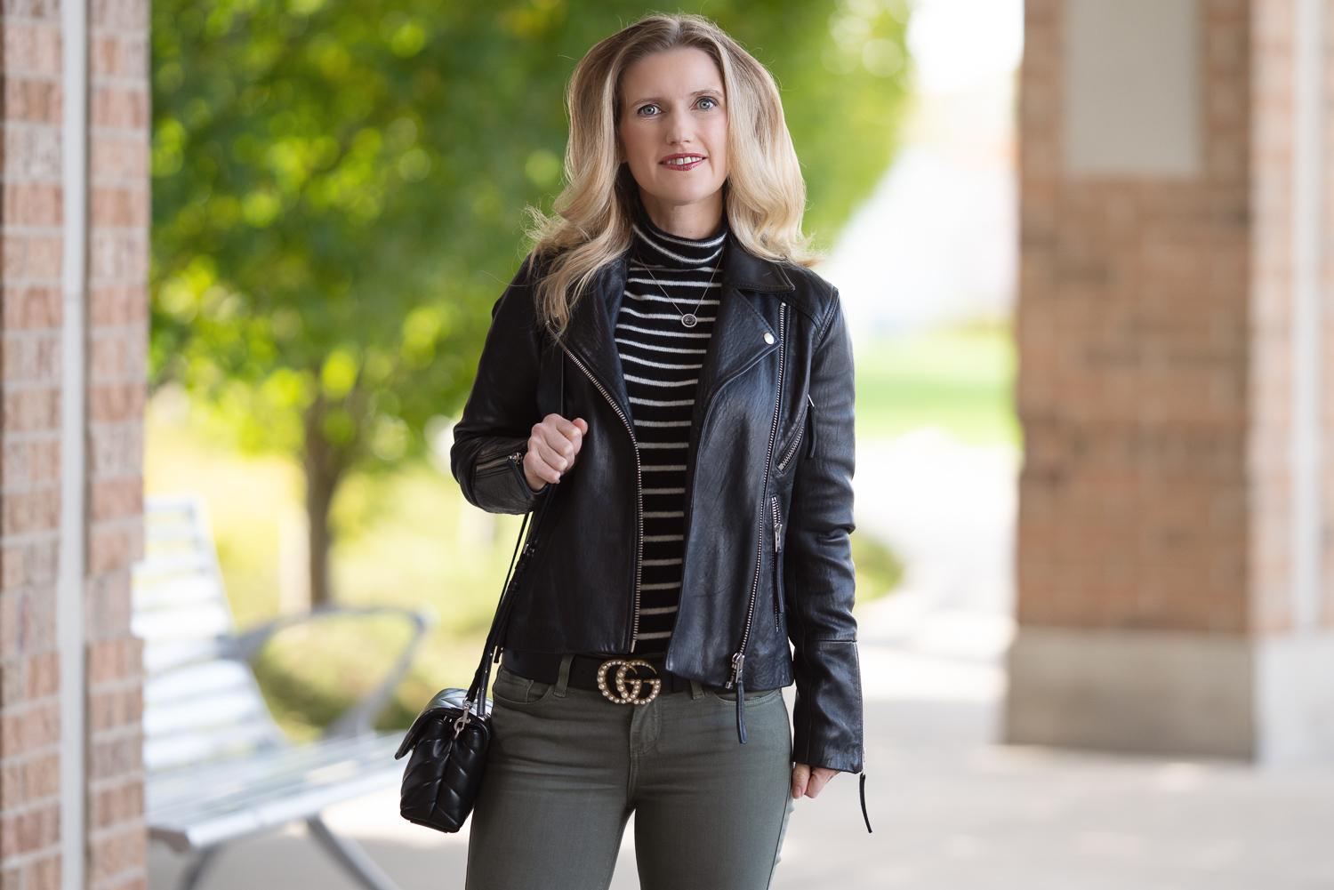 petite leather moto jacket