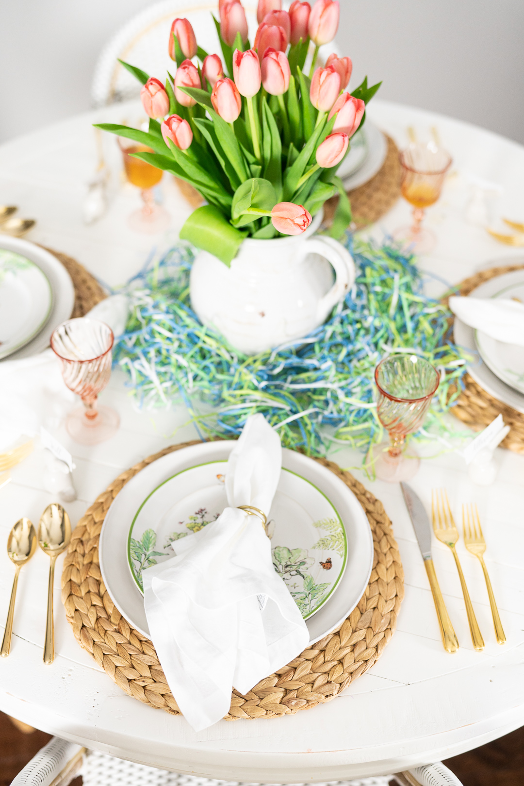 easter dinnerware